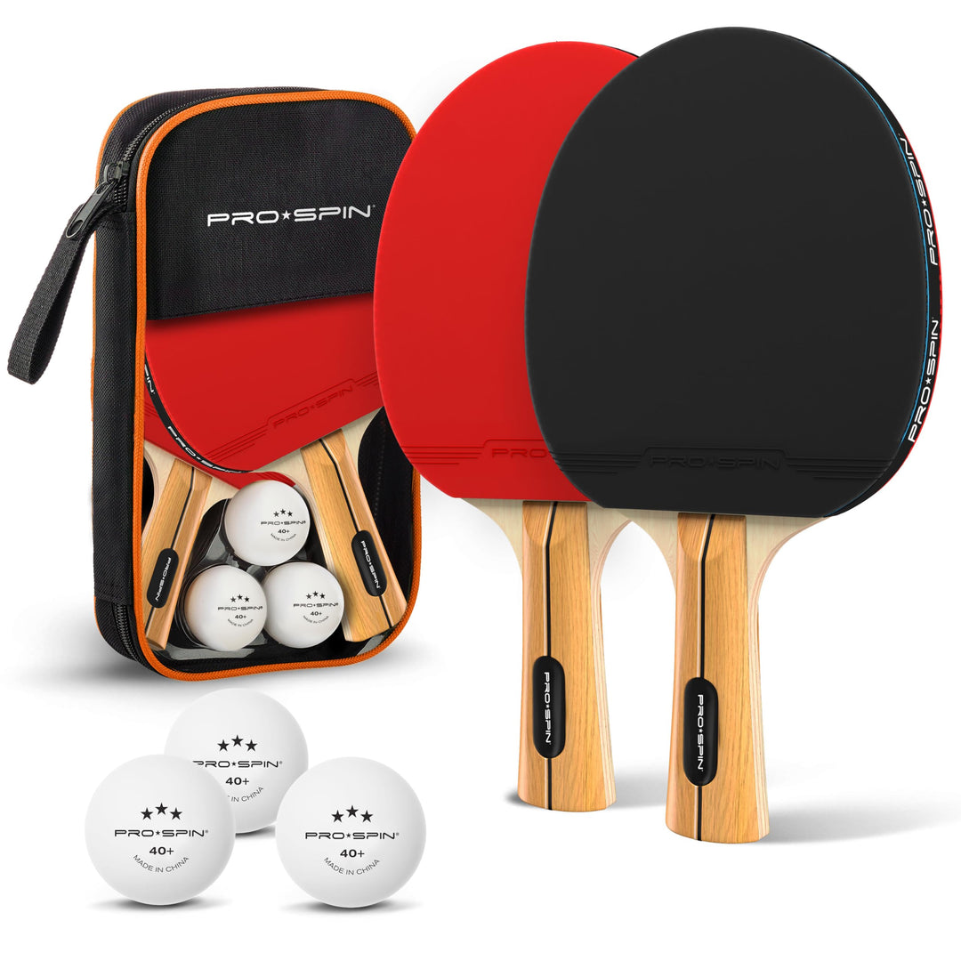 PRO-SPIN Tischtennisschläger – Hochleistungs-Tischtennis Set | Premium Tischtennisschlaeger, 3-Stern