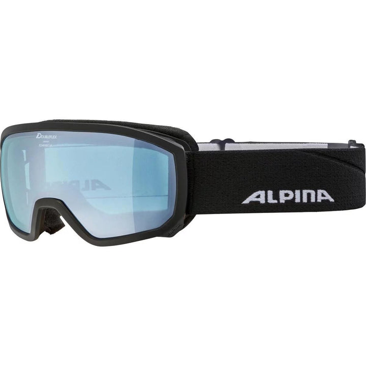 ALPINA SCARABEO JR. Q-LITE - Verspiegelte, Kontrastverstärkende OTG Skibrille Mit 100% UV-Schutz Für