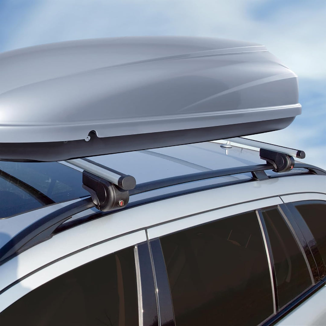 Twinny Load Universal Dachträgersatz Aluminium Driver 124cm für PKW's mit offene Dach-Schiene