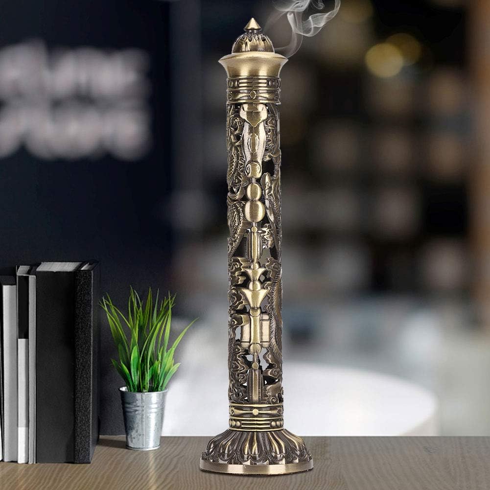 Sxhlseller Vertikaler Weihrauchbrenner, Weihrauchbrenner Tone Dragon Phoenix Relief Einfach Schön fü