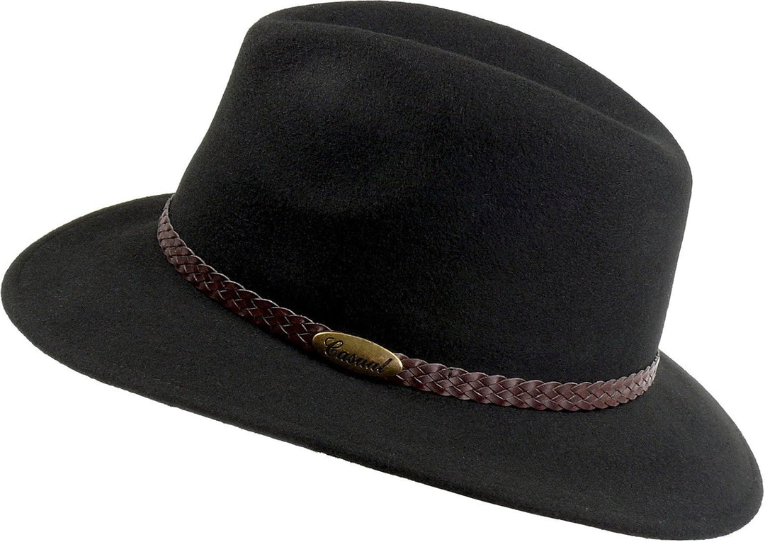Harrys-Collection rollbarer Hut in 3 Farben 55 Schwarz, 55 Schwarz
