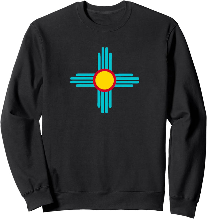 New Mexico State Zia Vintage Retro-Modernes Design Sweatshirt