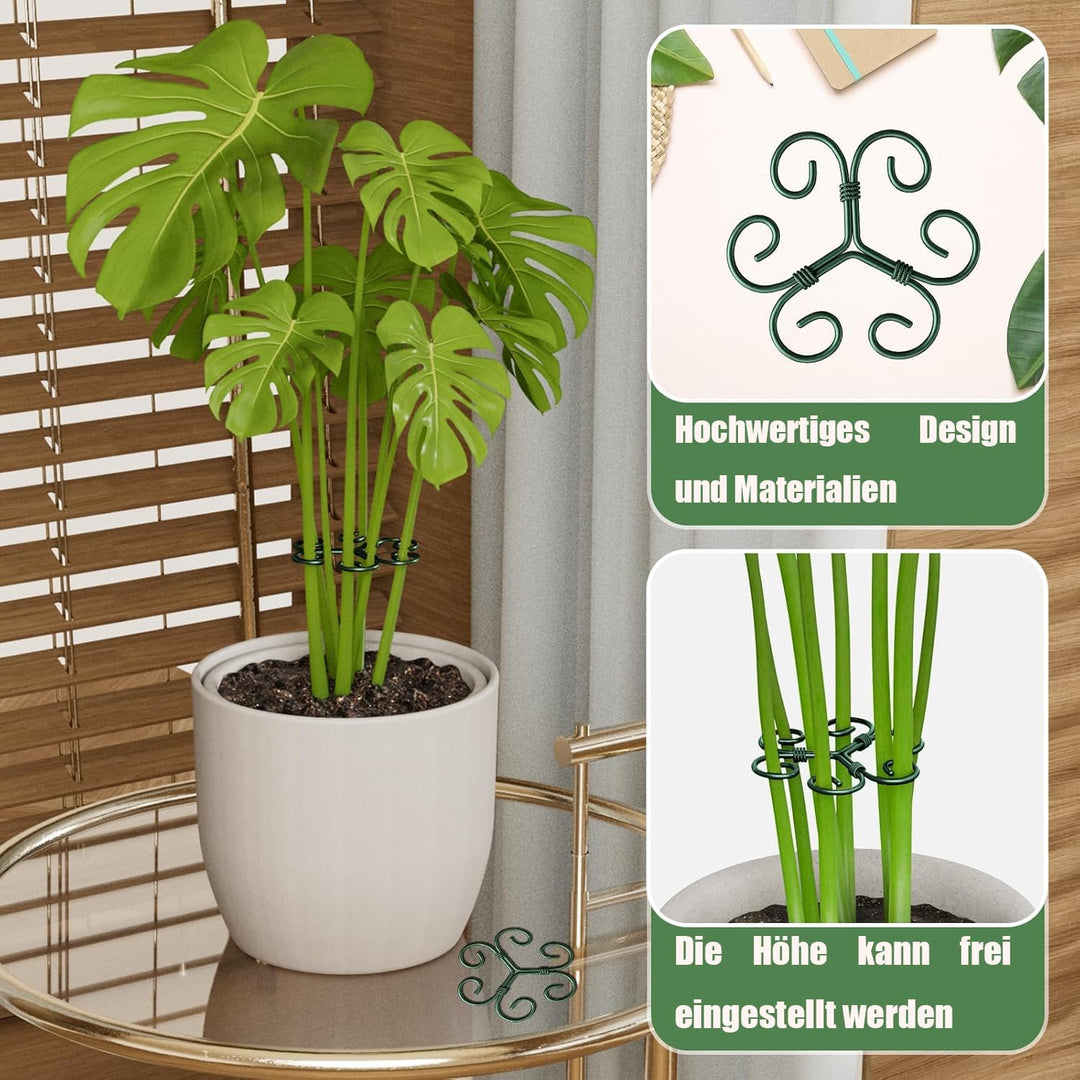 4X Pflanzenstütze,pflanzenhalter für Blumen, Rosen, Tomaten - Monstera Rankhilfe und Pflanzenhalter