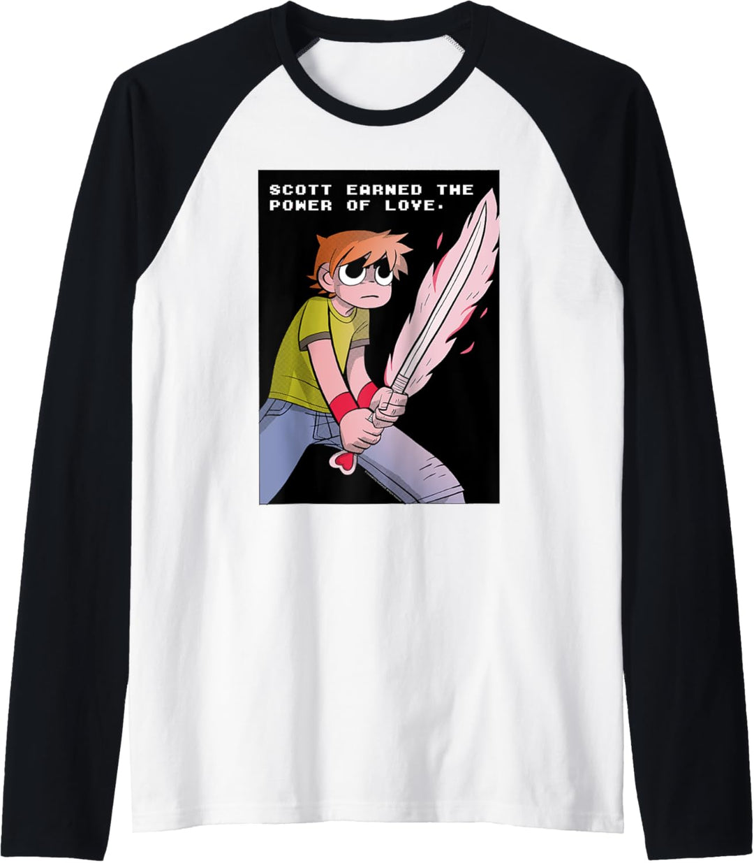 Scott Pilgrim Vs. The World Earned The Power Of Love Raglan