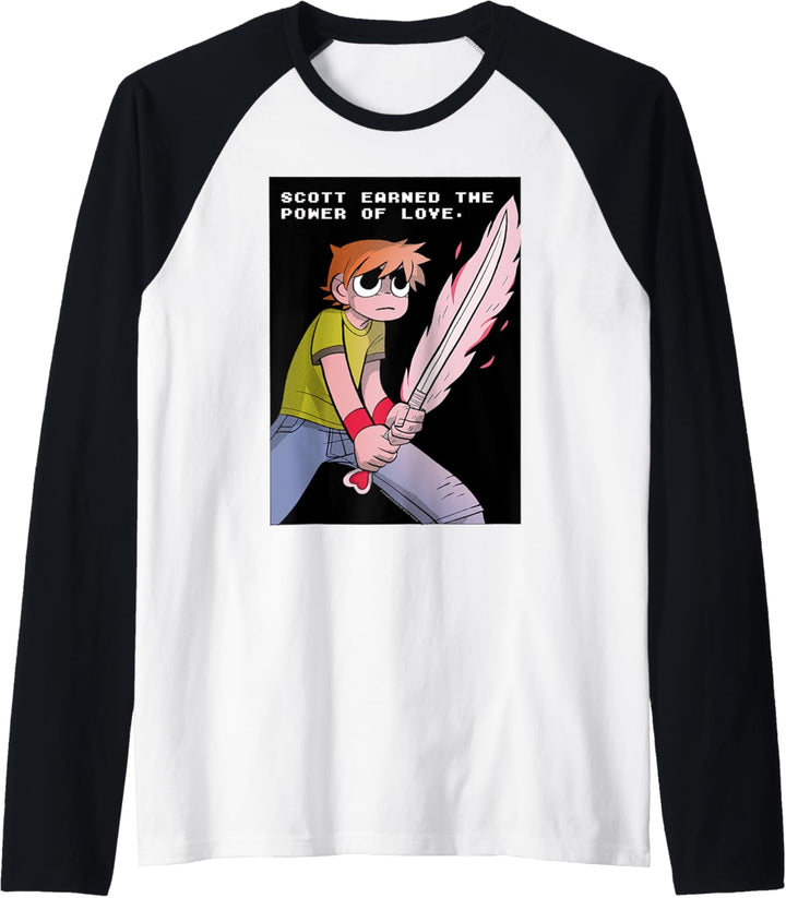 Scott Pilgrim Vs. The World Earned The Power Of Love Raglan