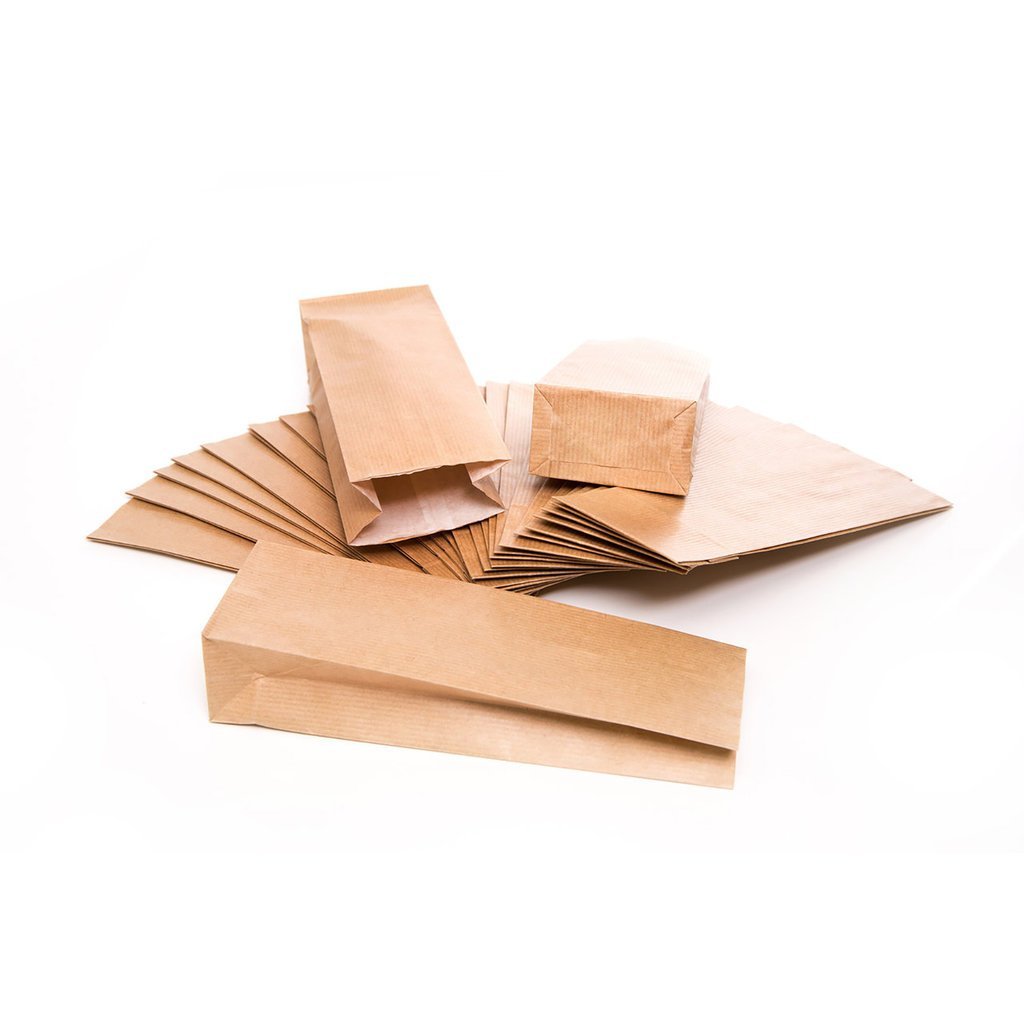 Logbuch-Verlag 100 kleine Lebensmittel Tüten 7 x 4 x 20,5 cm innen beschichtet Kekstüten Gebäckbeute