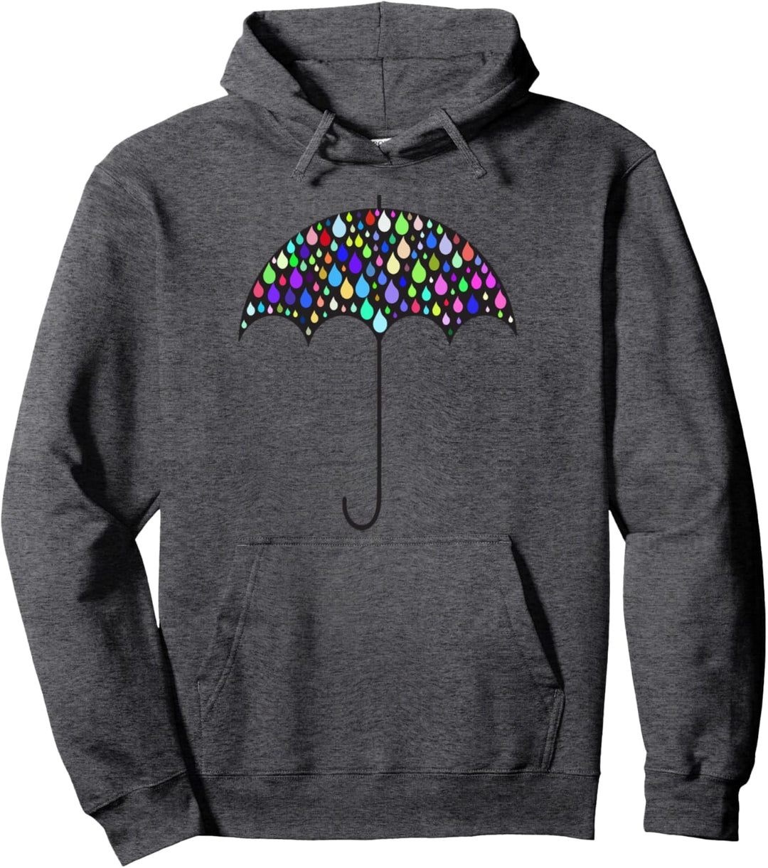 My Pretty Umbrella Raindrops Pullover Hoodie