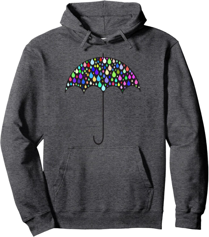My Pretty Umbrella Raindrops Pullover Hoodie