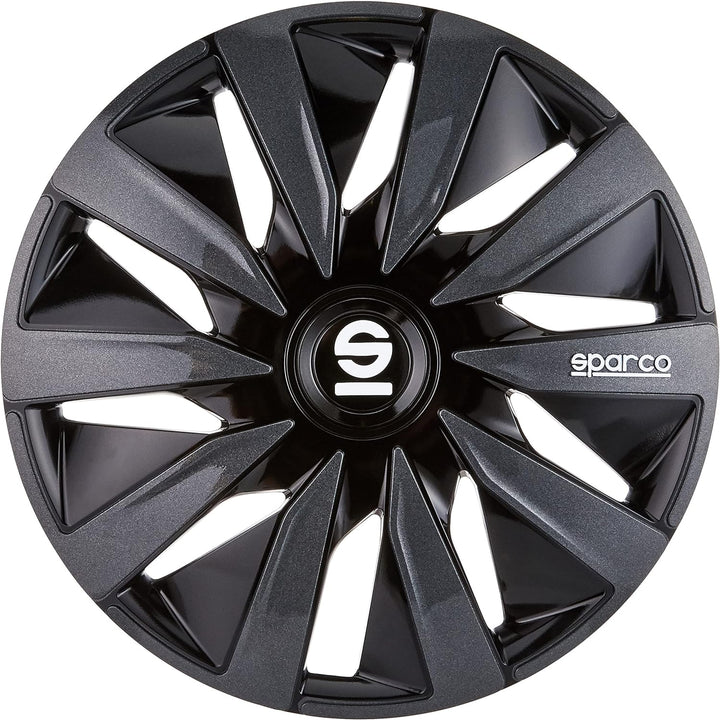 Sparco SPC1391BKGR Radzierblenden Lazio 13-Zoll Schwarz/Grau 13" Schwarz/Grau, 13" Schwarz/Grau