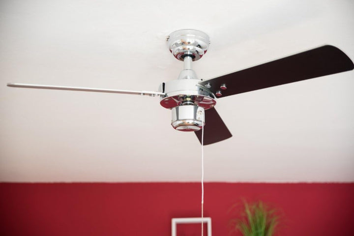 aireRyder - Cyrus Deckenventilator ohne Beleuchtung | Leiser Ventilator mit Zugschalter in glänzende
