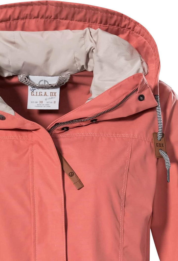 G.I.G.A. DX Damen Gs 7 Wmn Jckt Funktionsjacke/Outdoorjacke mit Kapuze 36 koralle, 36 koralle