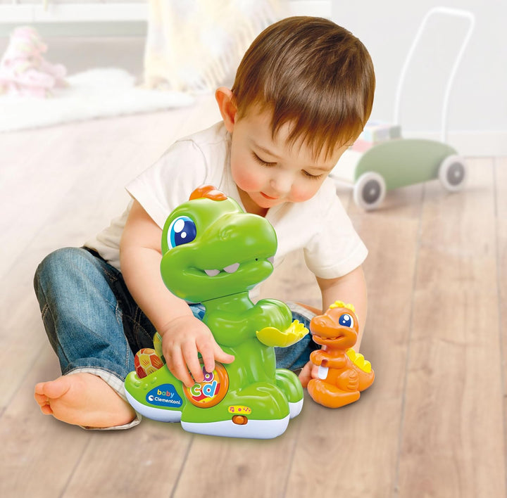 Clementoni Baby Dino-Dinosaurier Welpe, Aktivitätszentrum, interaktives elektronisches Spiel 10 Mona