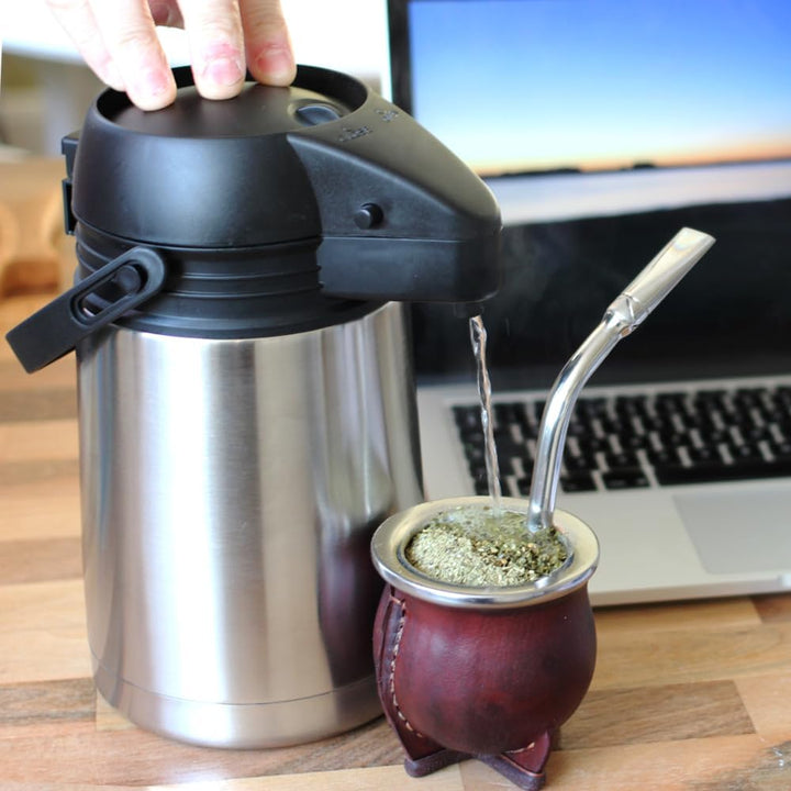 Tischflasche mit Präzisionsdosierspender Gaucho Bruno Ideal für Yerba Mate