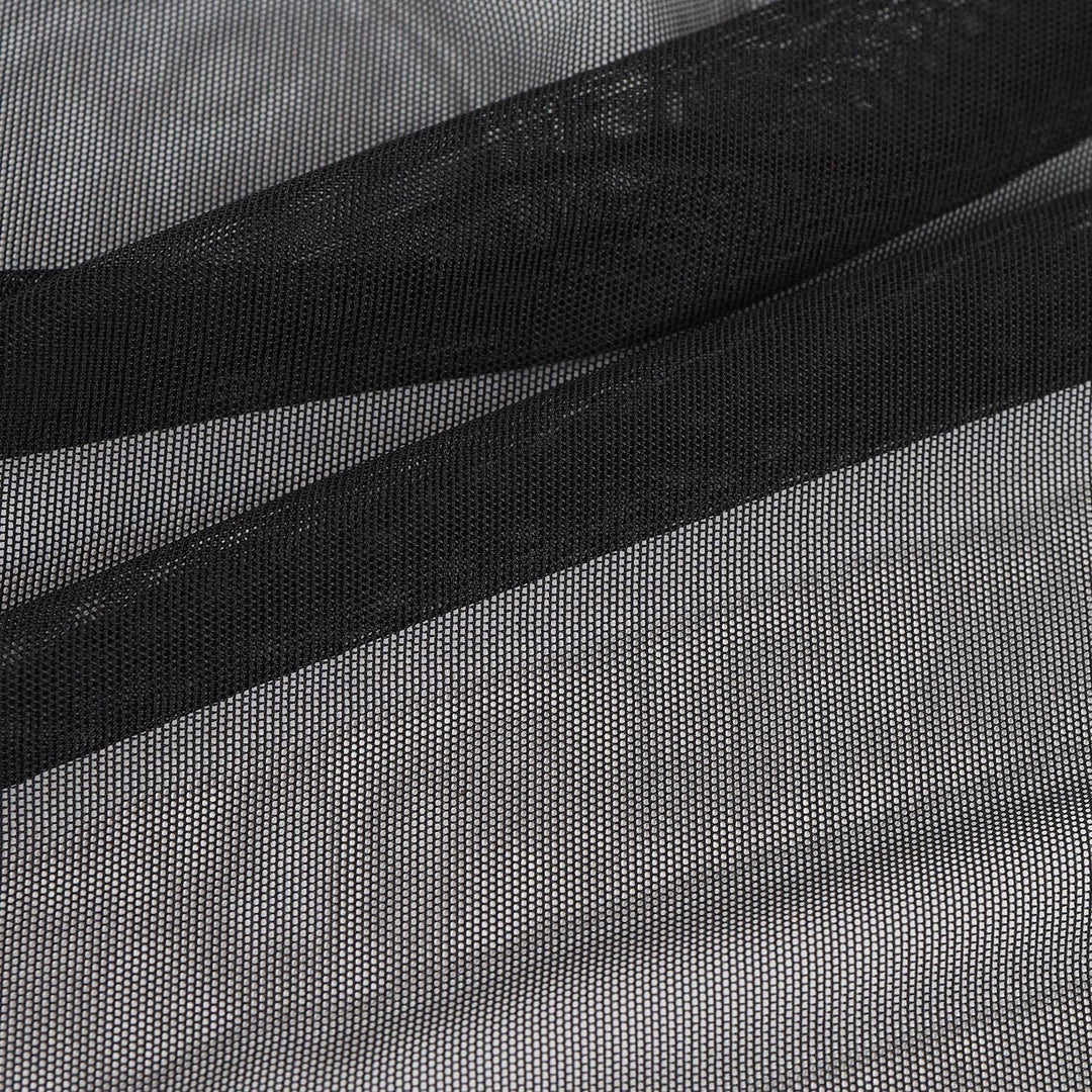 Superfeiner 4-Wege-Stretch-Netzstoff, Nylon, Spandex, Power-Mesh, leicht, durchsichtig, 152,4 cm bre