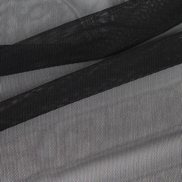 Superfeiner 4-Wege-Stretch-Netzstoff, Nylon, Spandex, Power-Mesh, leicht, durchsichtig, 152,4 cm bre