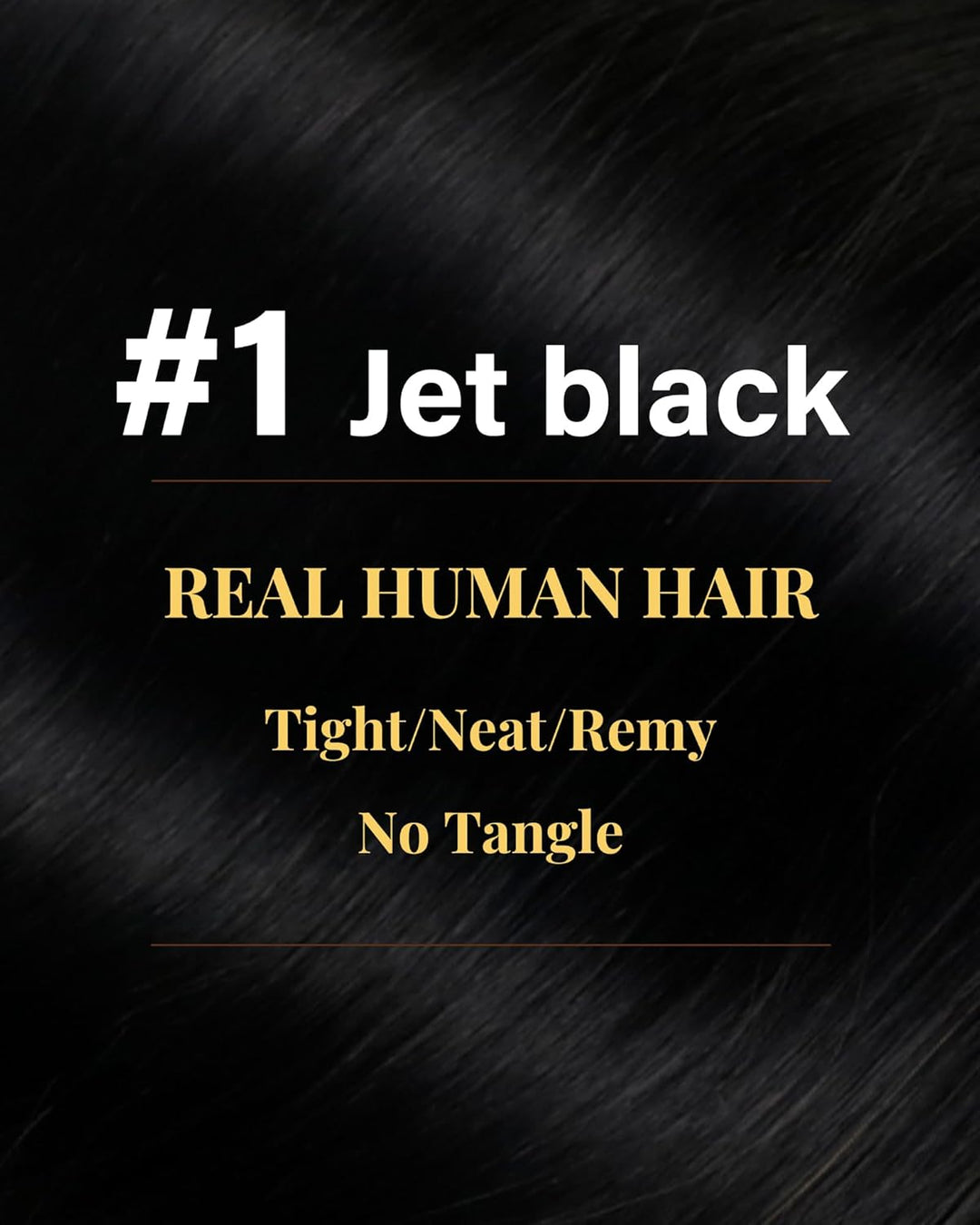 Hetto Tape Extensions Echthaar 55cm Schwarz Haarverlängerung Tape in Echthaar Remy Tape in Extension