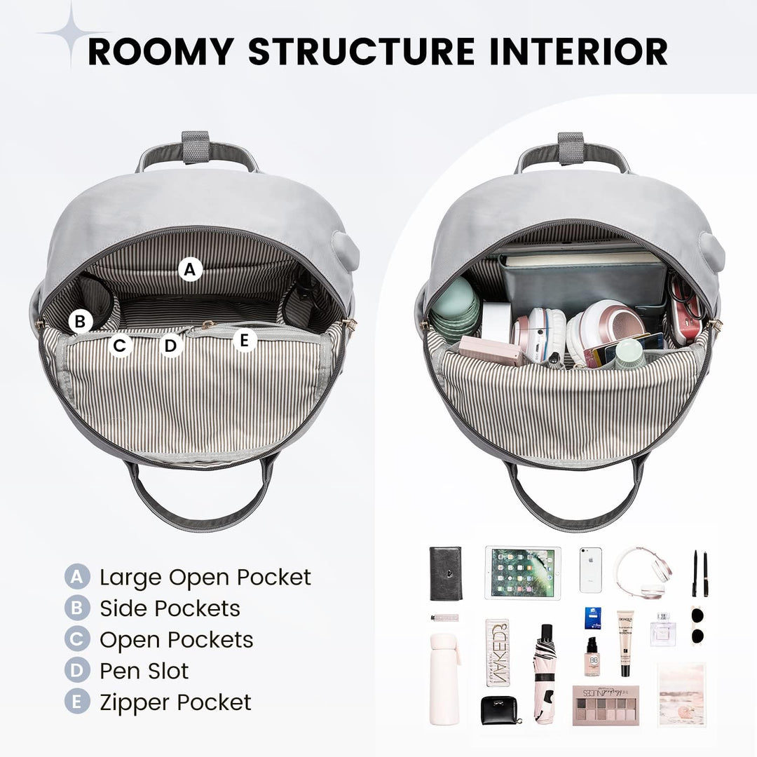 LOVEVOOK Rucksack Damen Klein, Wasserdicht Cityrucksack Handtasche 2 in 1, Mini Tasche Daypack Backp