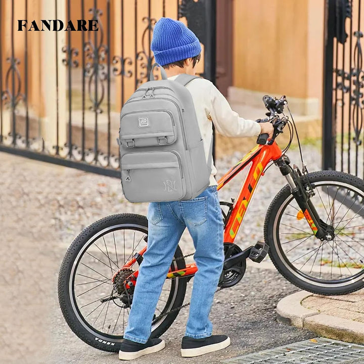 FANDARE Kinderrucksack Schulranzen Schultaschen Jungen Mädchen Schulrucksack Kinder Schultasche für
