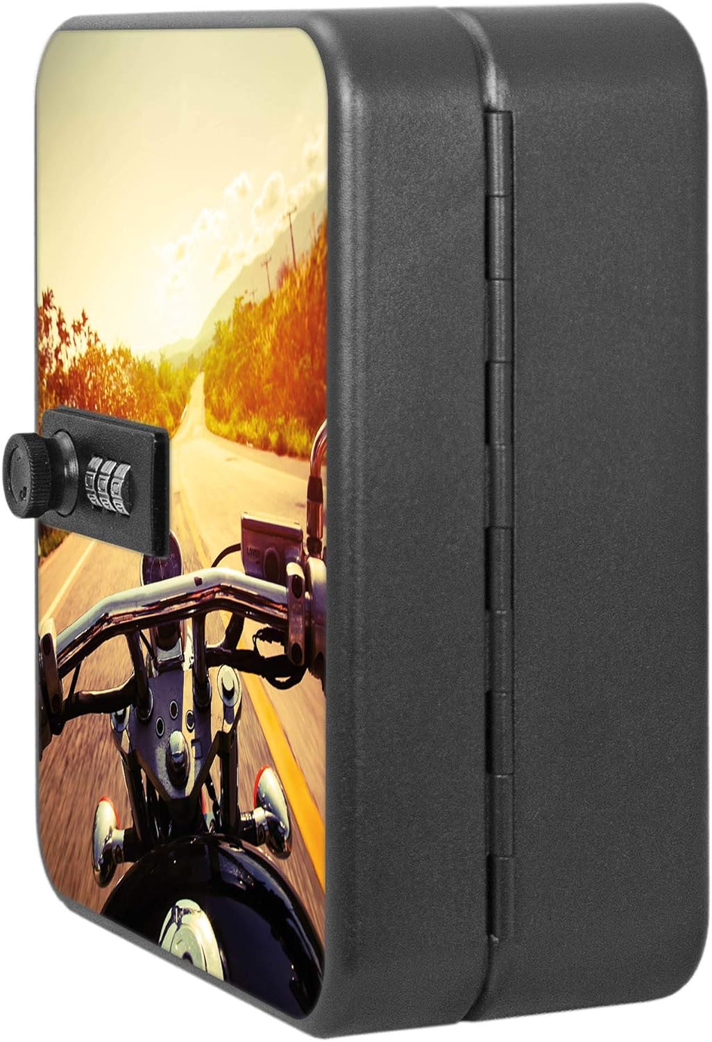 banjado® Burg-Wächter® abschliessbarer Schlüsselkasten mit Motiv Easy Rider für 20 Schlüssel - Schlü