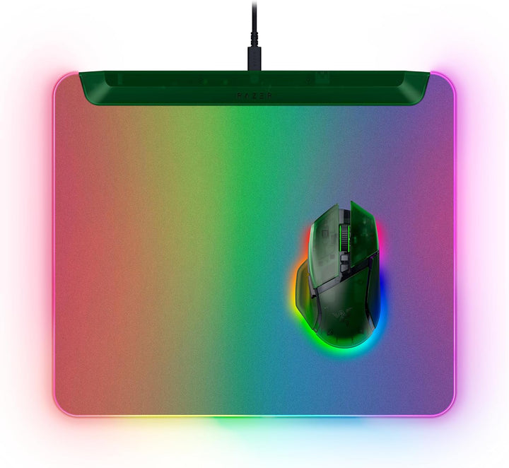 Razer Firefly V2 Pro Phantom Green Edition - Voll beleuchtete Gaming-Mausmatte mit Chroma RGB (USB 2
