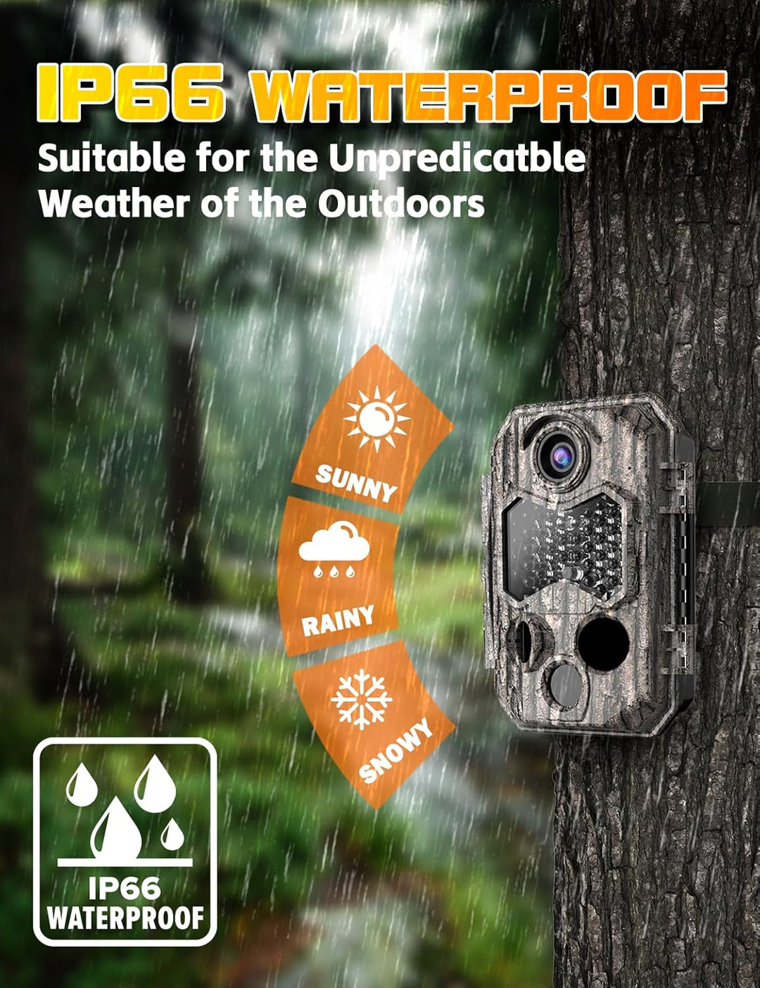 Wildkamera mit Handyübertragung App, 84MP 4K WLAN Wildkamera mit 8 AA-Batterien, 130 ° Weitwinkel Wi