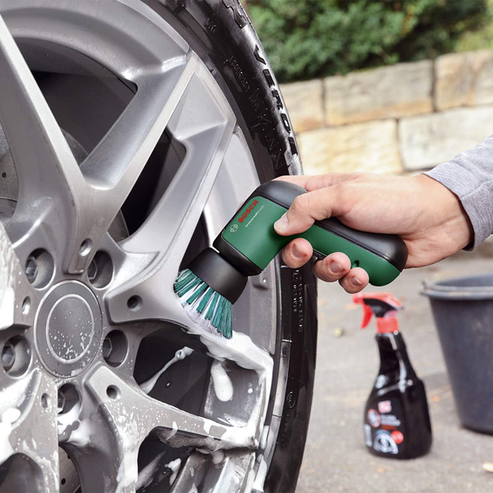 Bosch Bürste für Akku Reinigungsbürste UniversalBrush & Hochleistungspad, scheuernd für Akku Reinigu