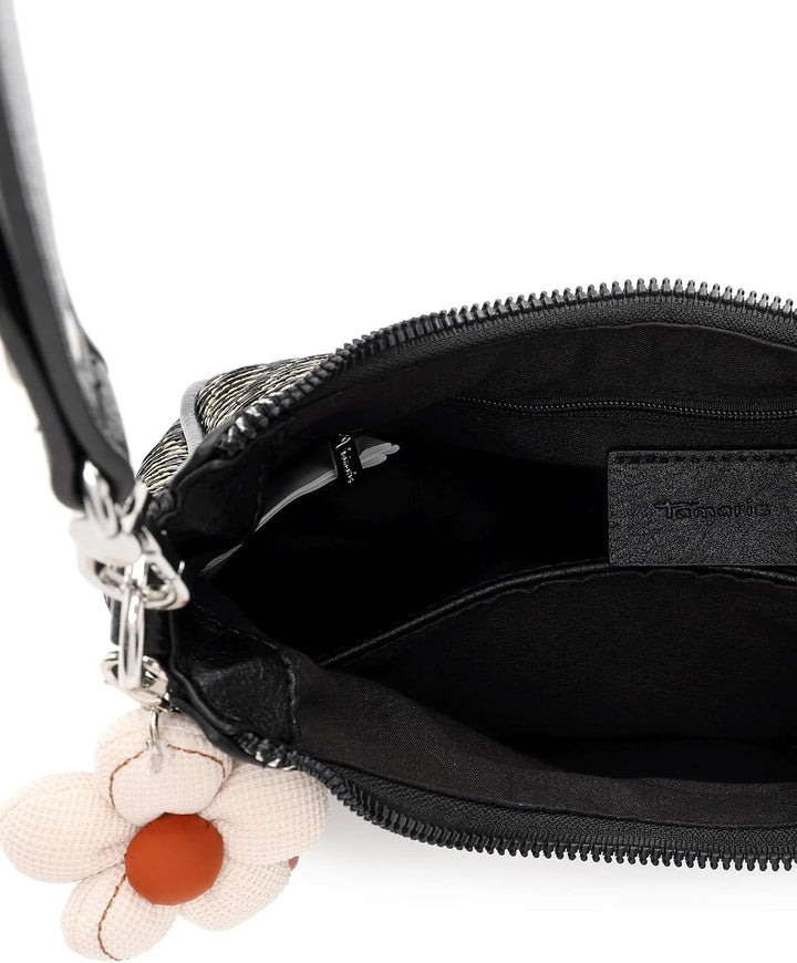 Tamaris Beutel TAS Konstantina 34262 Damen Handtaschen Zweifarbig Schwarz Einheitsgrösse, Schwarz Ei