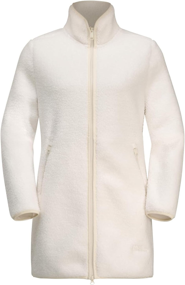 Jack Wolfskin High Curl Coat W Damen-Fleecejacke S Cotton White, S Cotton White