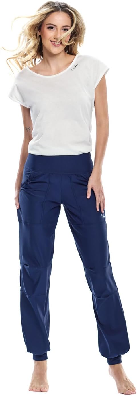 WINSHAPE Damen Freizeithose Functional Comfort Leisure Time Trousers Lei101c XS Blau, XS Blau