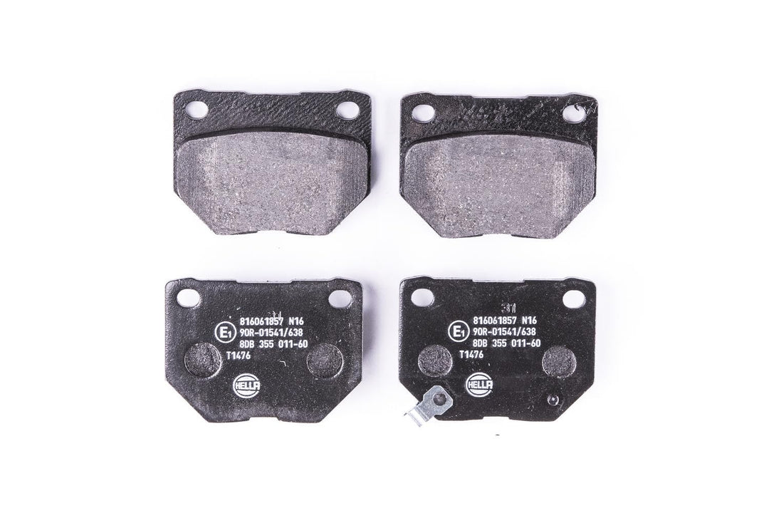HELLA PAGID 8DB 355 011-601 Bremsbelagsatz - T1476 - Dicke/Stärke: 15.8mm - Bremssystem: Akebono - m