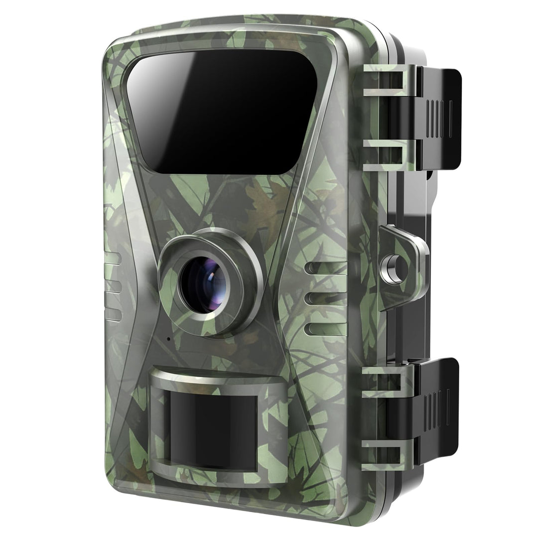 Wildkamera 60MP, 0,1 s Auslösegeschwindigkeit, 120° Weitwinkel, Wildtierkamera mit 850 nm IR LEDs, W