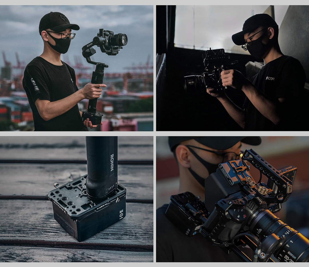 Tilta TA-PBP-K1-V Tiltaing Pocket V-Mount Battery Plate +15mm Rod Adapter (small) (Batterien Nicht e