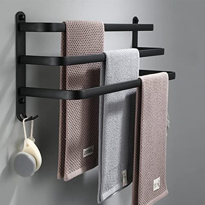 Handtuchhalter für Badezimmer, Wandmontage, Handtuchhalter auf Fuss, Zubehör für Badezimmer, ohne Bo