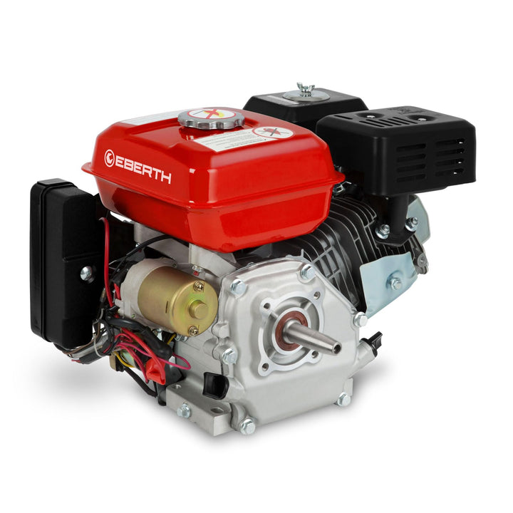 EBERTH 6,5 PS 4,8 kW Benzinmotor Standmotor Kartmotor Antriebsmotor mit 19 mm Ø Welle konisch, E-Sta