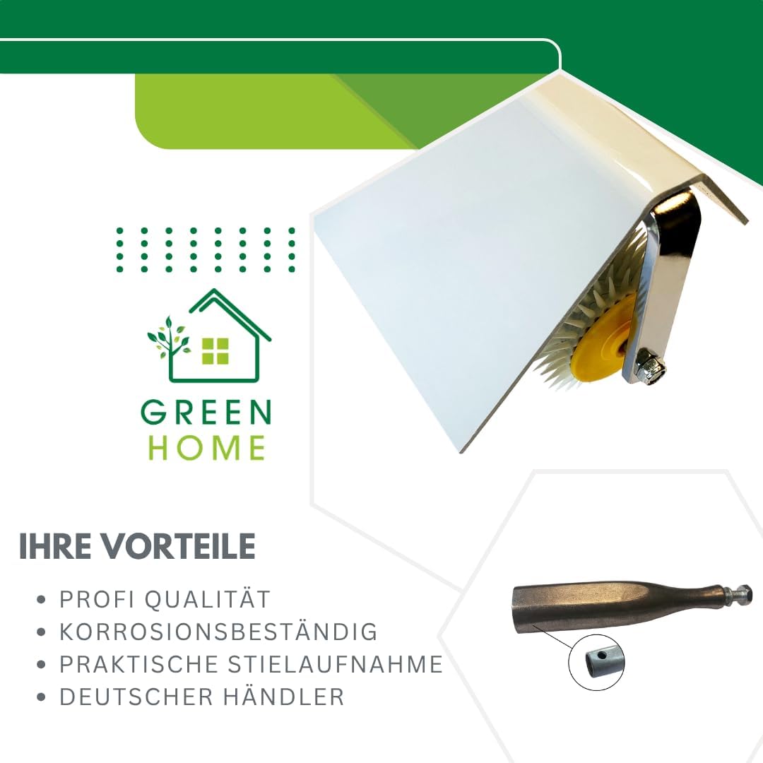 Green Home Entlüftungsroller 25 cm mit Spritzschutz - Stachellänge: 11 mm - Profi-Qualität 25 cm Rol