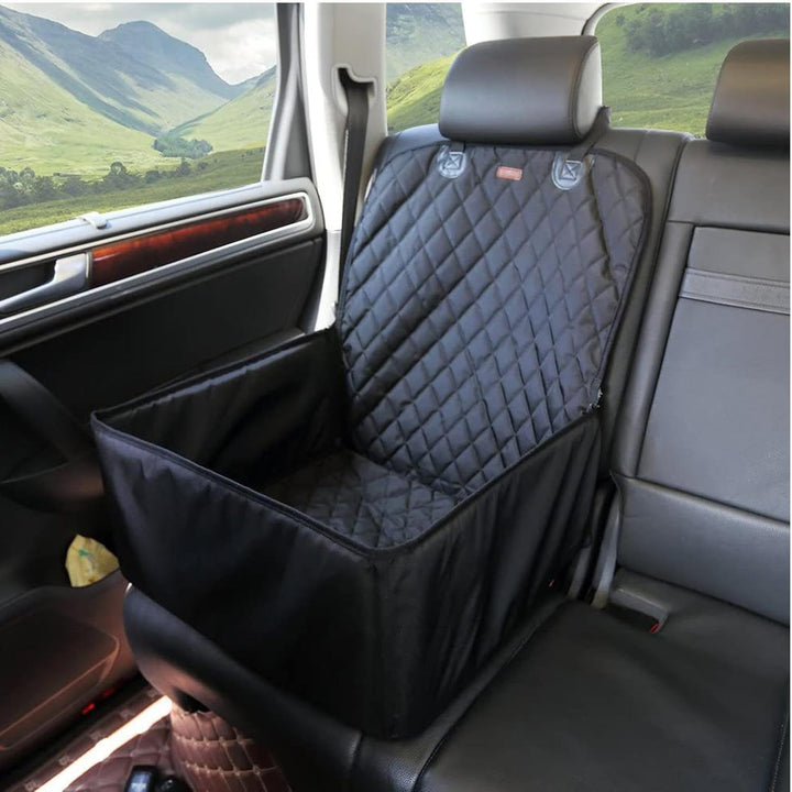 Dog Car Seat, Cat Travel Seat, Dog Booster Seat, Portable Pet Car Seat, Washable Dog Car Bed, Medium