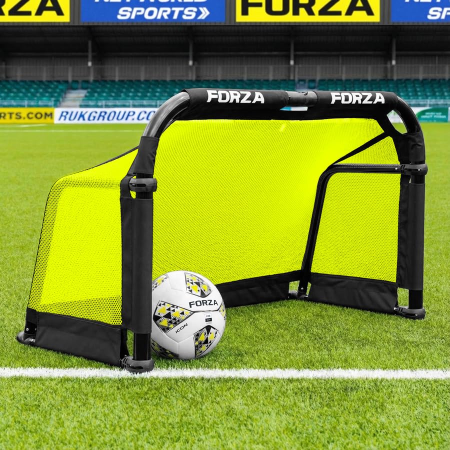 FORZA POD Tor | Pro Alu50 Tragbares Pop-Up-Trainingstor mit Netz und Tragetasche, Schnellaufbau | Le