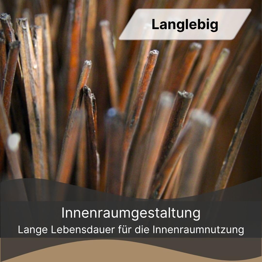 Design RAUMTEILER Nature | 160x120 cm (LxB), Weidenholz, braun | Raumtrenner, Trennwand, Paravent, B