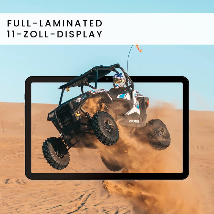 SPC Gravity 4 Plus – Tablet 11" Full Laminated, Octa-Core 2 GHz, 8 GB RAM, 128 GB Speicher, ultrafla