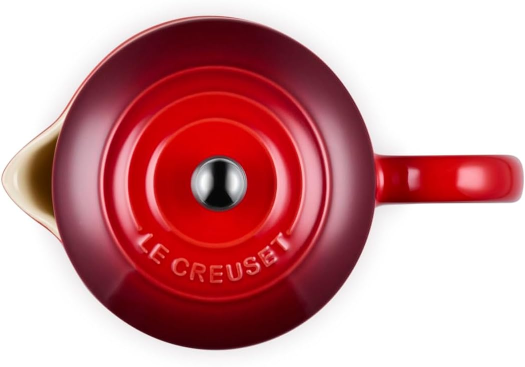 Le Creuset Kaffee-Bereiter/French Press mit Edelstahl-Presseinsatz, 800 ml, Steinzeug,
