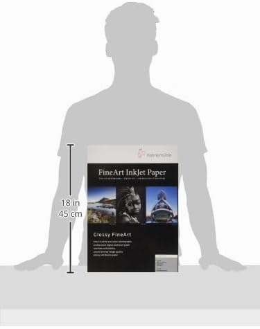 Hahnemühle 10641670 Digital FineArt Baryta Papier, 325 g/m², DIN A3, 297 x 420 mm, hellweiss, 297 x