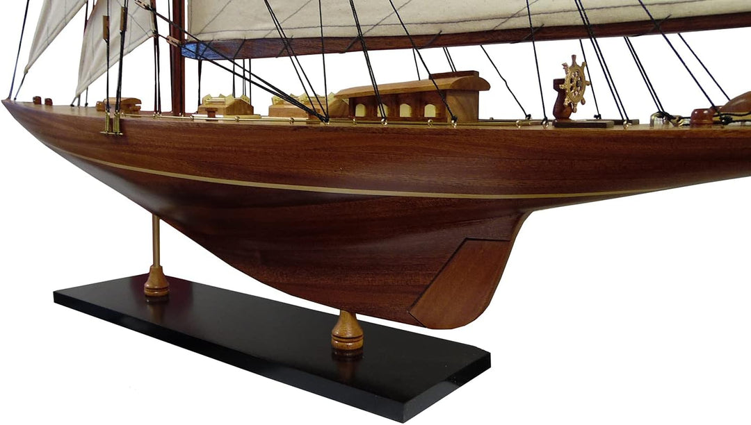 Schiffsmodell "Shamrock" │ Modellschiff │Segelschiff │ Premium-Modell │100cm Länge - 122cm Höhe