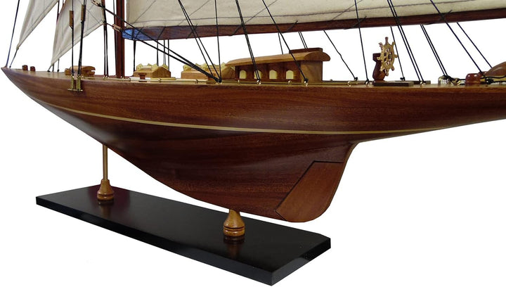 Schiffsmodell "Shamrock" │ Modellschiff │Segelschiff │ Premium-Modell │100cm Länge - 122cm Höhe