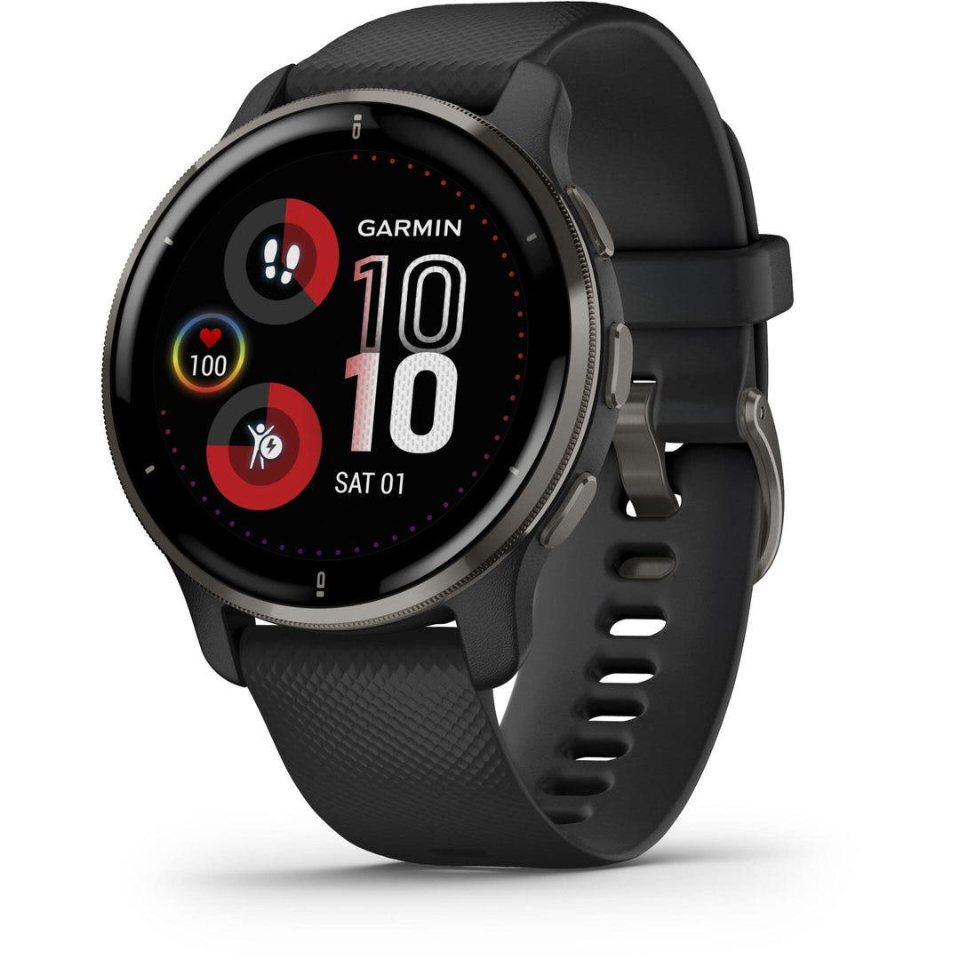 Garmin Venu 2 Plus – GPS-Fitness-Smartwatch mit Bluetooth Telefonie und Sprachassistenz. Ultrascharf