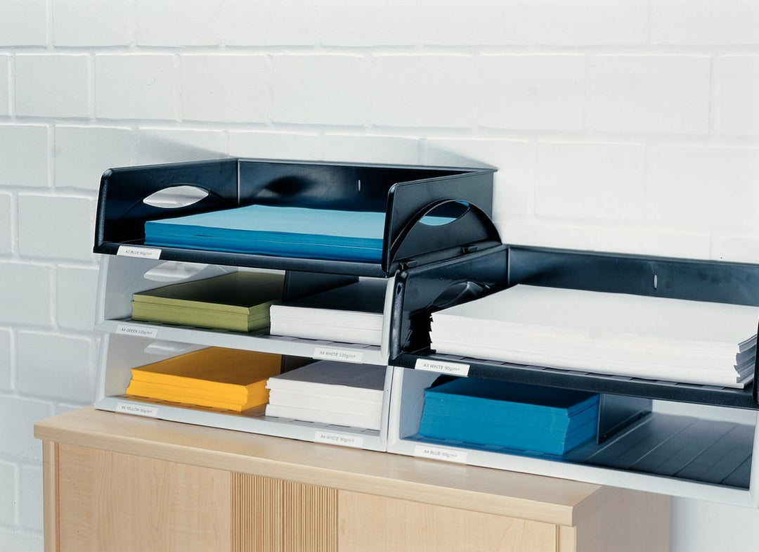 Leitz Ablagekorb Querformat A3, Ideales Sortier- und Ablagesystem für Poststellen und Kopierräume, G