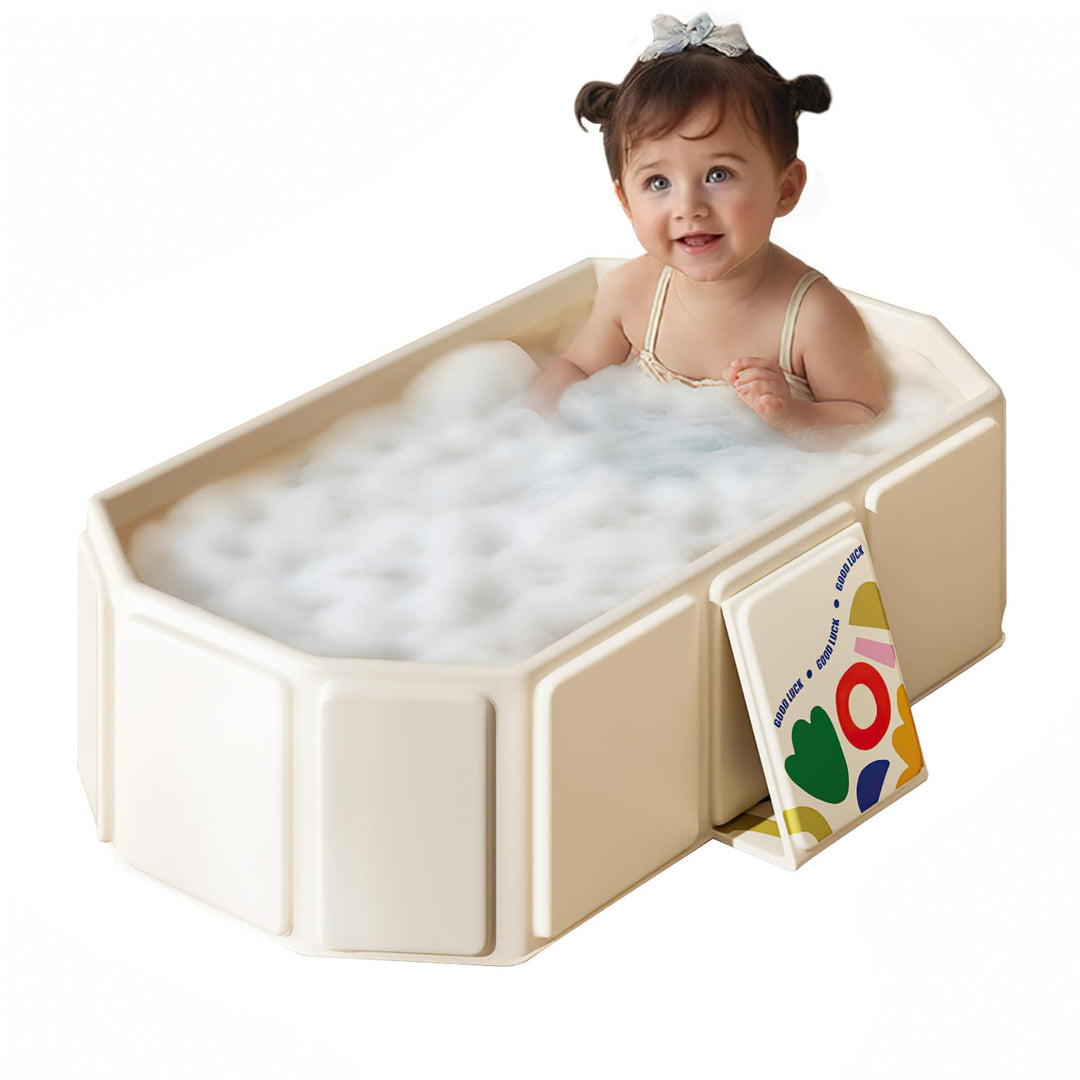 Faltbare Kinderbadewanne – Multifunktionale Badewanne für Dusche, platzsparend und tragbar, ideal fü