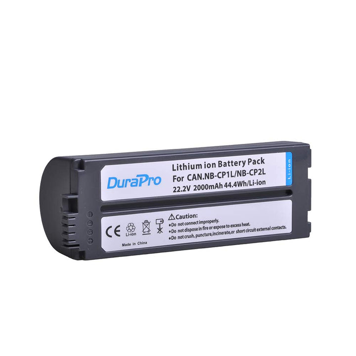 DuraPro 2000mAh NB-CP2L NB CP2L Battery Akku für Canon NB-CP1L CP2L Canon Fotodrucker SELPHY CP800,