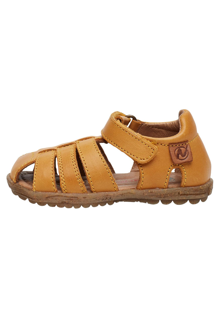 Naturino SEE-Halboffener Lederschuh-Taupe 21 EU Orange, 21 EU Orange