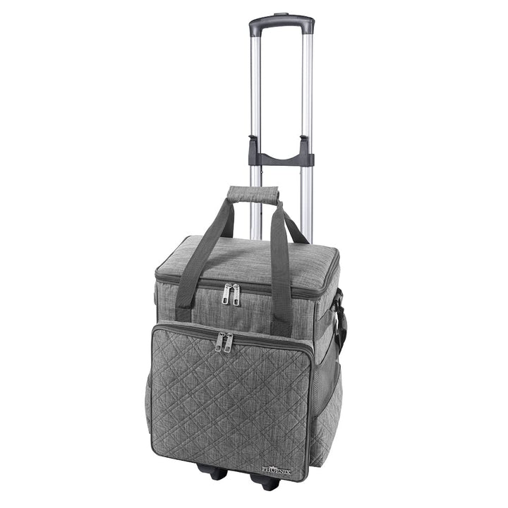 Phönix Trolley für Nähmaschinen 45x21x37cm und Overlockmaschinen 39x32x36cm (Overlocktrolley Quilt D