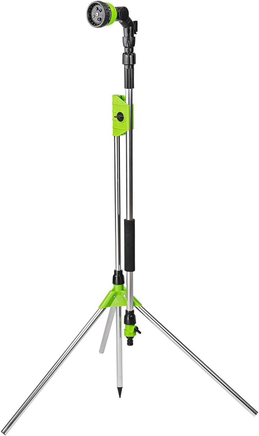 DEMA Gartendusche Viktoria Teleskop 220cm Outdoor Dusche 2in1 | Camping Dusche, Gartenbrause, Giessf